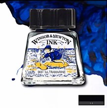 WINSOR & NEWTON INK 14ML ULTRAMARINE