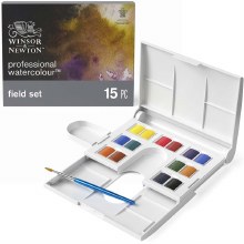 W&N Professional Watercolour Compact Field Set 14 Half Pan