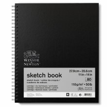 Winsor & Newton 11x14" Sketch Book Spiral 110gsm Winsor & Newton 11x14" Sketch Book Spiral 110gsm