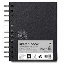 Winsor & Newton A6 Sketch Book Spiral 170gsm Winsor & Newton A6 Sketch Book Spiral 170gsm