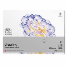 Winsor & Newton Smooth Grain Cartridge Gummed Pad A2 220gsm Winsor & Newton Smooth Grain Cartridge Gummed Pad A2 220gsm