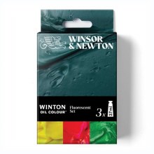 Winsor & Newton Winton Fluorescent Set of 3x37ml