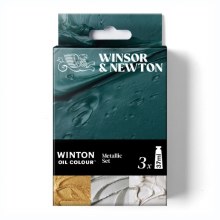 Winsor & Newton Winton Metallic Set of 3x37ml
