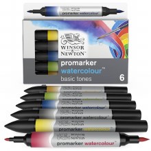 Winsor & Newton Watercolour Markers - Set of 6 Winsor & Newton Watercolour Markers - Set of 6