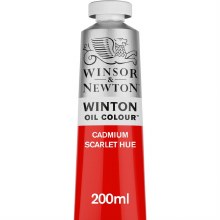 Winsor & Newton Winton 200ml Cadmium Scarlet Hue