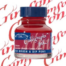 Winsor & Newton Calligraphy Ink Crimson 30ml