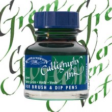 Winsor & Newton Calligraphy Ink Green 30ml Winsor & Newton Calligraphy Ink Green 30ml