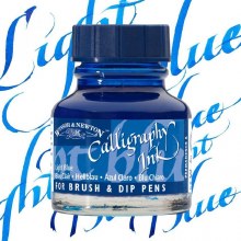 Winsor & Newton Calligraphy Ink Light Blue 30ml