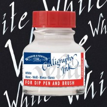 Winsor & Newton Calligraphy Ink White 30ml