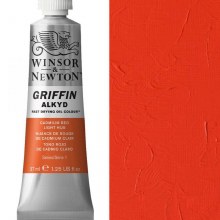 Winsor & Newton Griffin 37ml Cadmium Red Light Hue