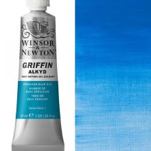 Winsor & Newton Griffin 37ml Cerulean Blue Hue