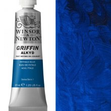 Winsor & Newton Griffin 37ml Phthalo Blue