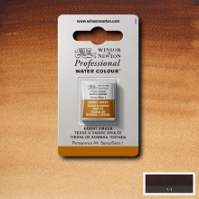 W&N Professional Watercolour Half Pan Burnt Umber W&N Professional Watercolour Half Pan Burnt Umber