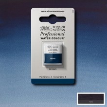 W&N Professional Watercolour Half Pan Indigo W&N Professional Watercolour Half Pan Indigo
