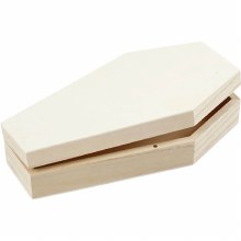 Wooden Coffin with Magnetic Lock Wooden Coffin with Magnetic Lock