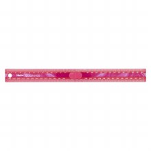 Additional picture of Helix 30cm Pink Marble Folding Ruler