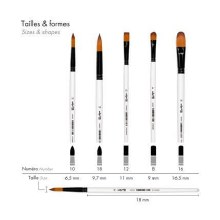 Additional picture of Darwi Set of 5 Medium Brushes