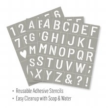 Additional picture of FolkArt Stencil Block Letters