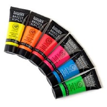 Additional picture of Liquitex Basics Acrylic Set - Fluorescent 6x22ml