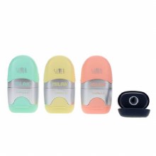Additional picture of Milan Capsule Single Hole Sharpener Eraser Combo