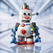 Additional picture of Mini Craft Kit Modelling Robot - Stone Clay