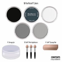 Additional picture of PanPastel 5 Grays Set