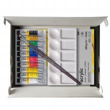 Additional picture of W&N Galeria Acrylic Cardboard Box Set