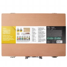 Additional picture of W&N Galeria Acrylic Wooden Set 8x60ml