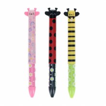 Additional picture of 2 Colour Click Pen - Flying Critters (each)