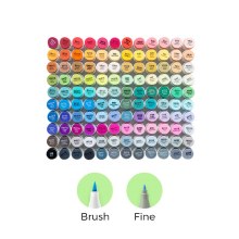 Additional picture of Ohuhu Honolulu B 120 Classic Colour - Dual Tipped Alcohol Markers