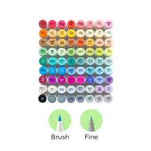 Additional picture of Ohuhu Honolulu B 72 Classic Colour - Dual Tipped Alcohol Markers