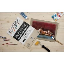 Additional picture of Clairefontaine A3 Natural Canvas Glued Pad 210g