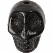 Additional picture of Black Skull Beads 32pk