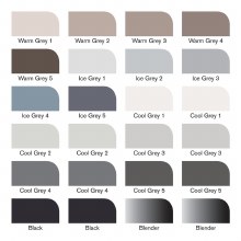 Additional picture of Brush Marker Set 24 Grey & Blk