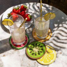 Additional picture of Diamond Dotz - Coasters 4 Pack - Tutti Frutti
