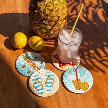 Additional picture of Diamond Dotz - Coasters 4 Pack - Vacation