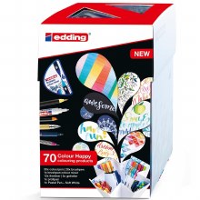 Additional picture of Edding Colour Happy Set - Asstorted Colours 70pcs