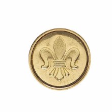 Additional picture of Manuscript Ceramic Mini Seals - Fleur De Lys