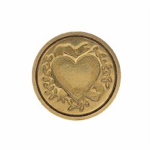 Additional picture of Manuscript Ceramic Mini Seals - Heart
