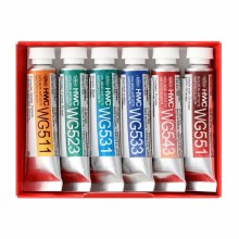 Additional picture of Holbein Artist's Granulating Watercolour Land Set of 6