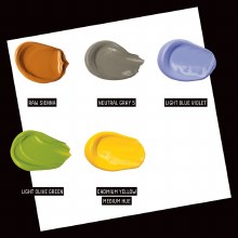 Additional picture of Liquitex Fabric Painting Set