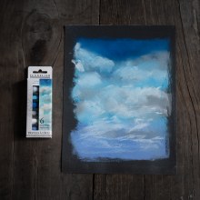 Additional picture of Sennelier 1/2 Soft Pastels Set of 6 - Summer Sky