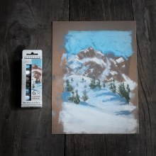 Additional picture of Sennelier 1/2 Soft Pastels Set of 6 - Winter Mountains