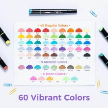Additional picture of Ohuhu Kakaako Acrylic Waterproof Marker Set 60