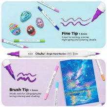 Additional picture of Ohuhu Acrylic Paint Marker 36s - Dual Tip