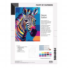 Additional picture of Paint by Numbers Neon Safari