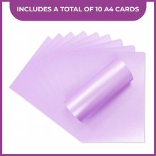 Additional picture of Crafter's Companion Peal A4 Card 10 Sheets - Lilac