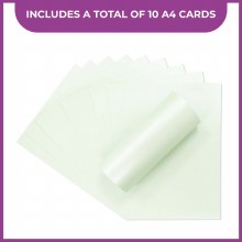 Additional picture of Crafter's Companion Peal A4 Card 10 Sheets - Mint