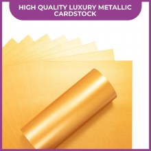 Additional picture of Crafter's Companion Peal A4 Card 10 Sheets - Rose Gold