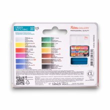 Additional picture of Rosa 12 Full Pan Urban Sketching Watercolour Set